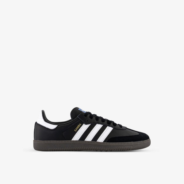 

Кожаные низкие кеды samba og с логотипом Adidas, черный