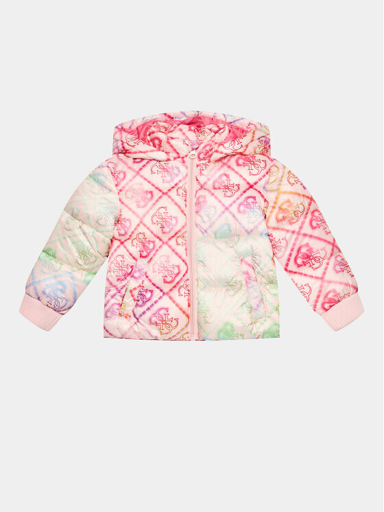 

Переходная куртка стандартного кроя Guess, розовый