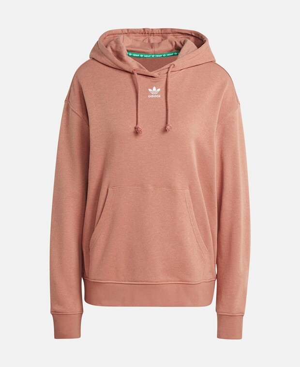 

Толстовка с капюшоном adidas, лосось