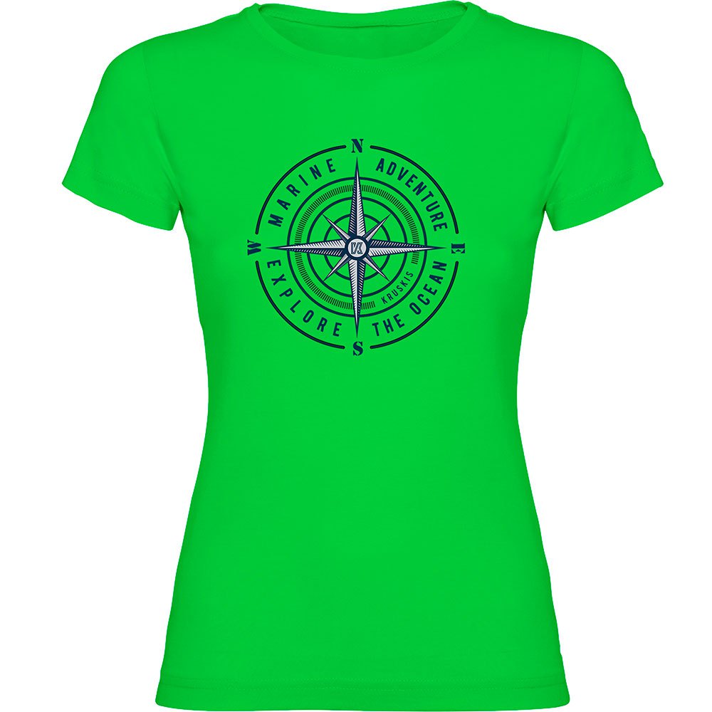 Футболка Kruskis Compass Rose, зеленый compass temporary tattoo wind rose compass rose waterproof mens womens kids