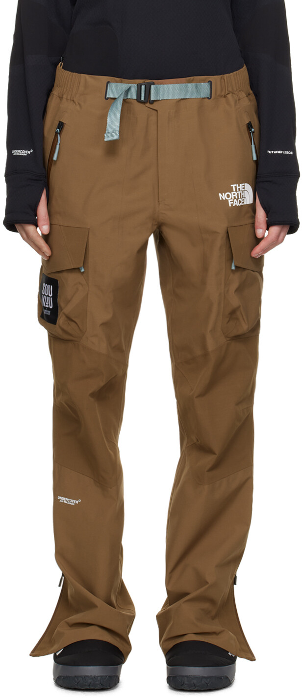 

Коричневые брюки с геодезической отделкой The North Face Edition Undercover