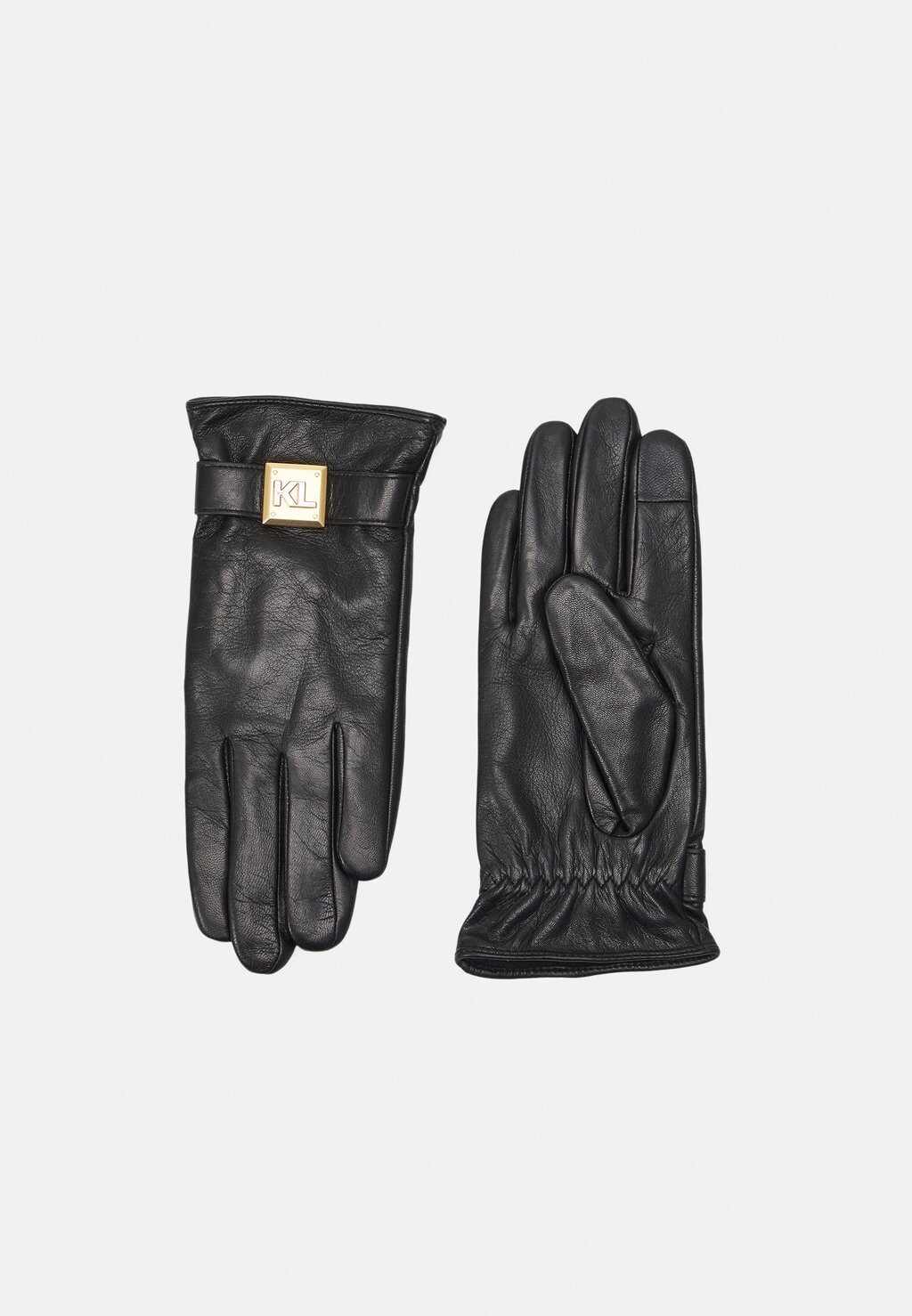 

Перчатки KARL LAGERFELD KUBE GLOVE, черный