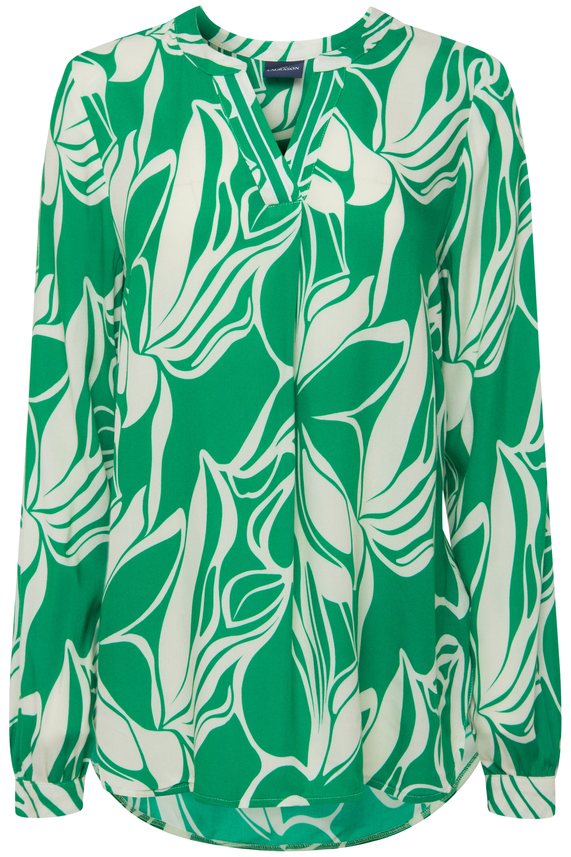Блуза LAURASØN Hemd, зеленый