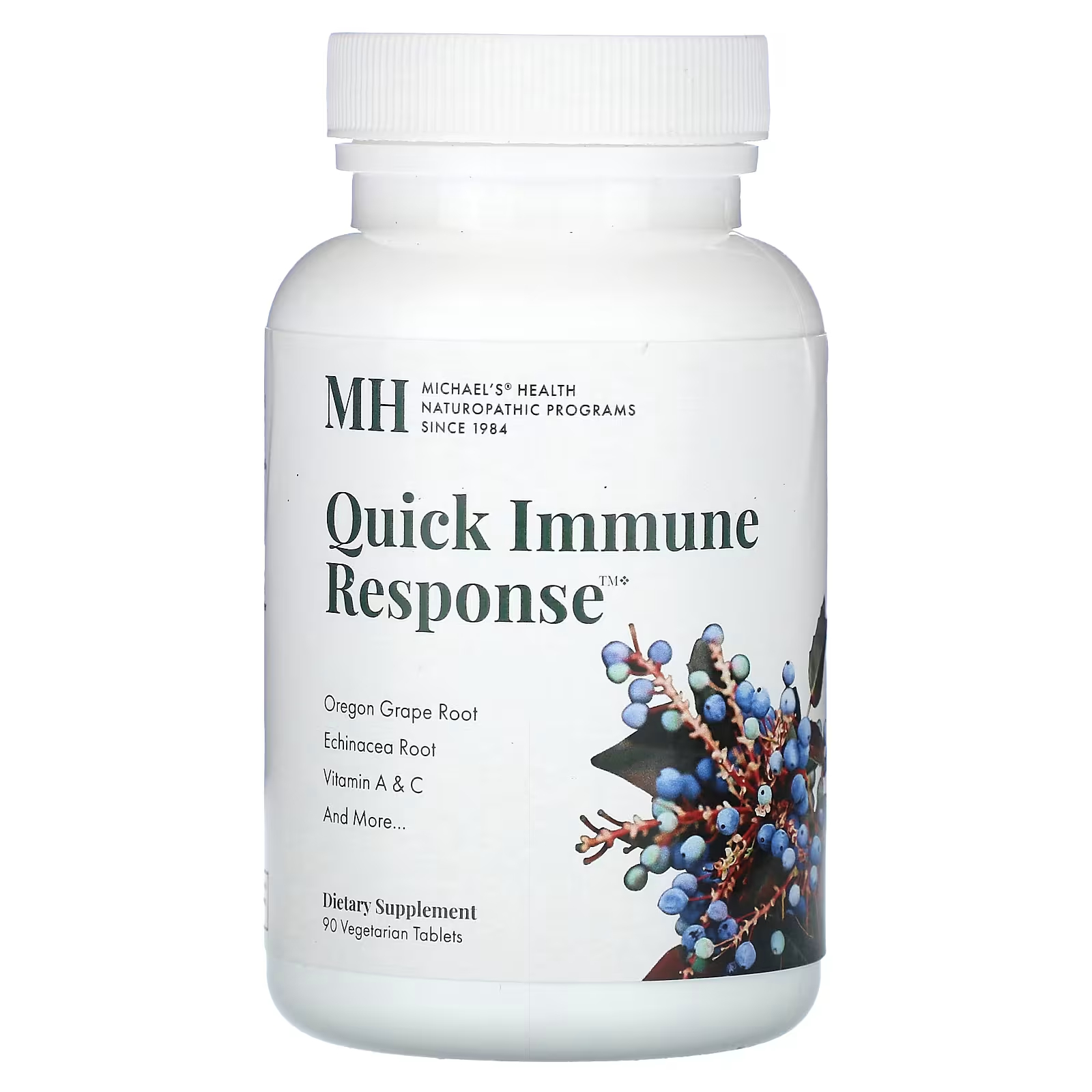 Пищевая добавка Michael's Naturopathic Quick Immune Response, 90 вегетарианских таблеток