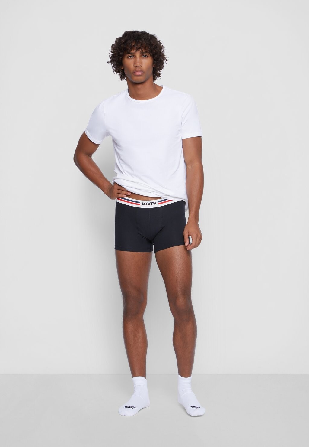 

Трусы MEN PLACED LOGO BOXER BRIEF 4 PACK Levi's, черный
