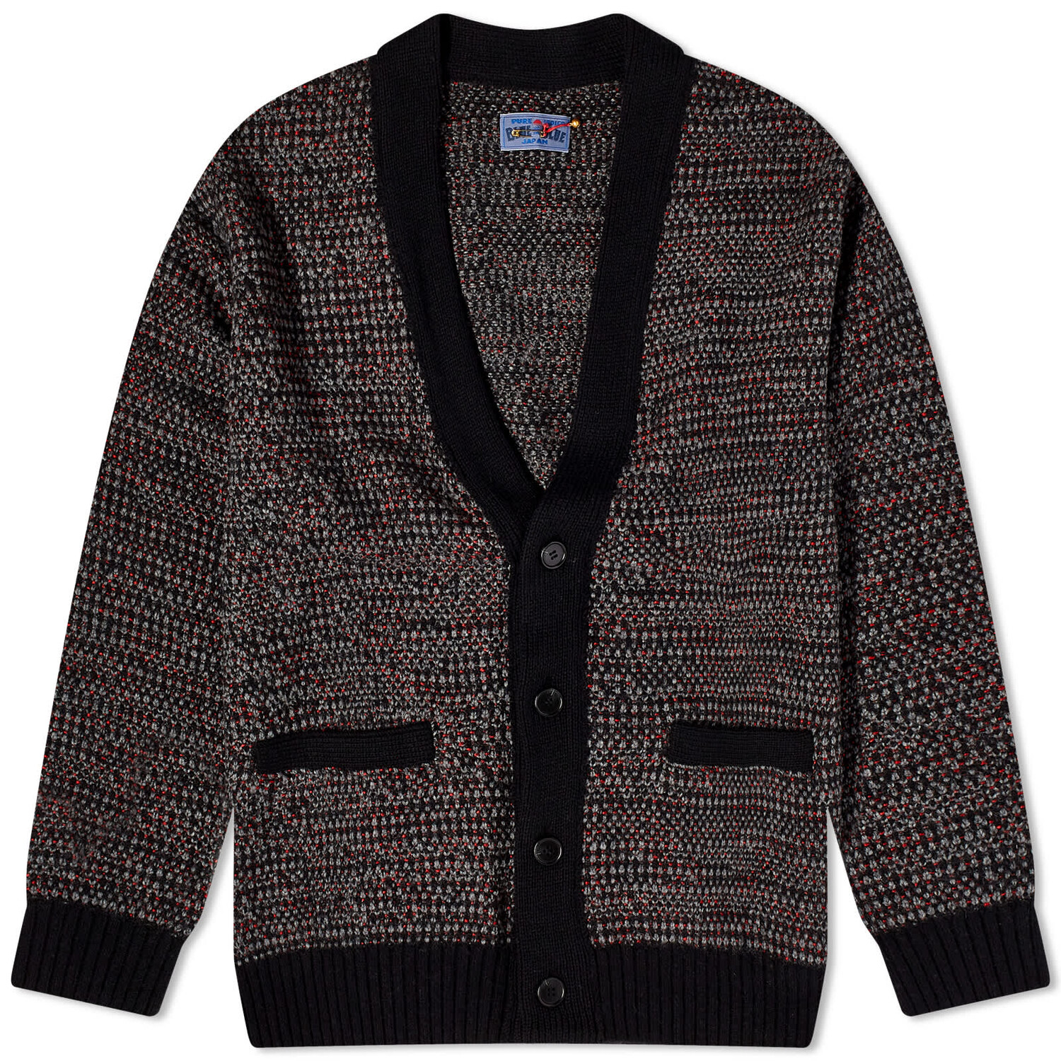 

Кардиган Blue Blue Japan City Light Pique, черный