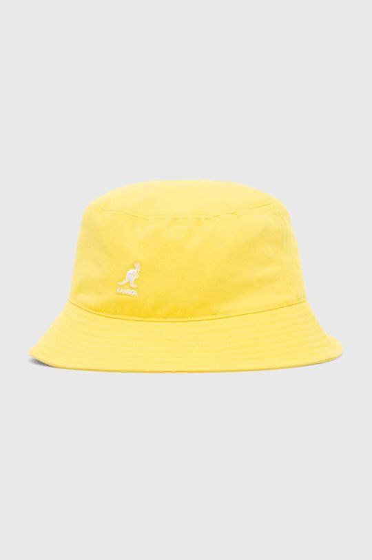 

Хлопковая кепка Kapelusz Washed Bucket K4224HT БЕЛАЯ Kangol, желтый