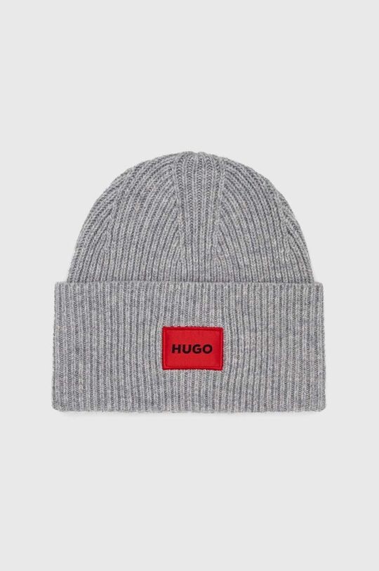 

Шерстяная шапка HUGO Hugo, серый