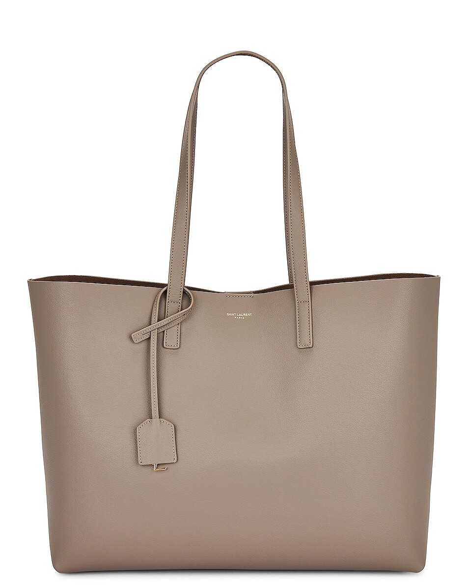 

Сумка-тоут Saint Laurent East West Shopping, цвет Greyish Brown