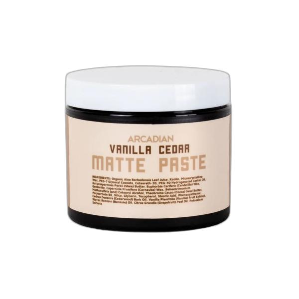 цена Помада для волос Arcadian Vanilla Cedar Matte Paste, 115 гр