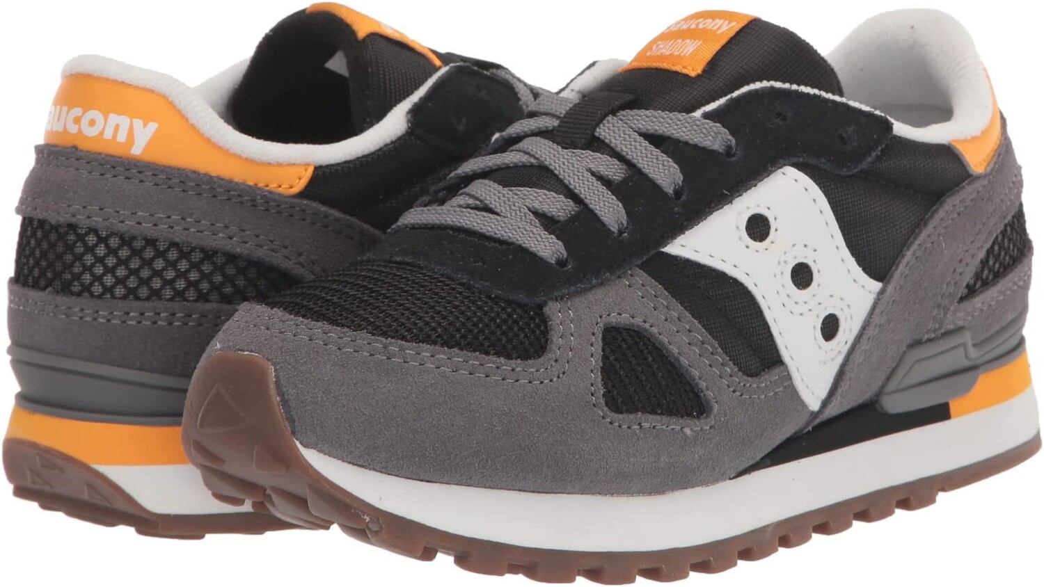 

Кроссовки Originals Shadow Original Saucony Kids, цвет Black/Yellow