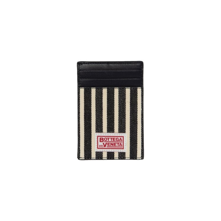 

Картхолдер Bottega Veneta Card Case, цвет Navy/White