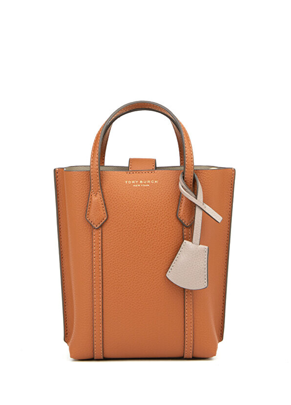 

Mini perry tote коричневая женская кожаная сумка через плечо Tory Burch