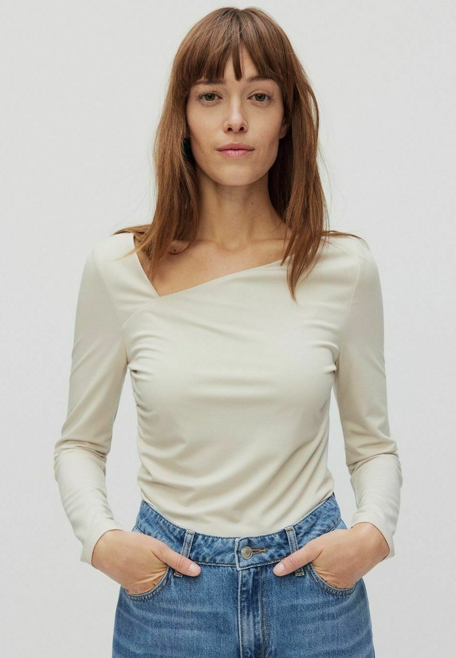 цена Рубашка с длинным рукавом MARINA Stockh Lm Studio, цвет moonbeam
