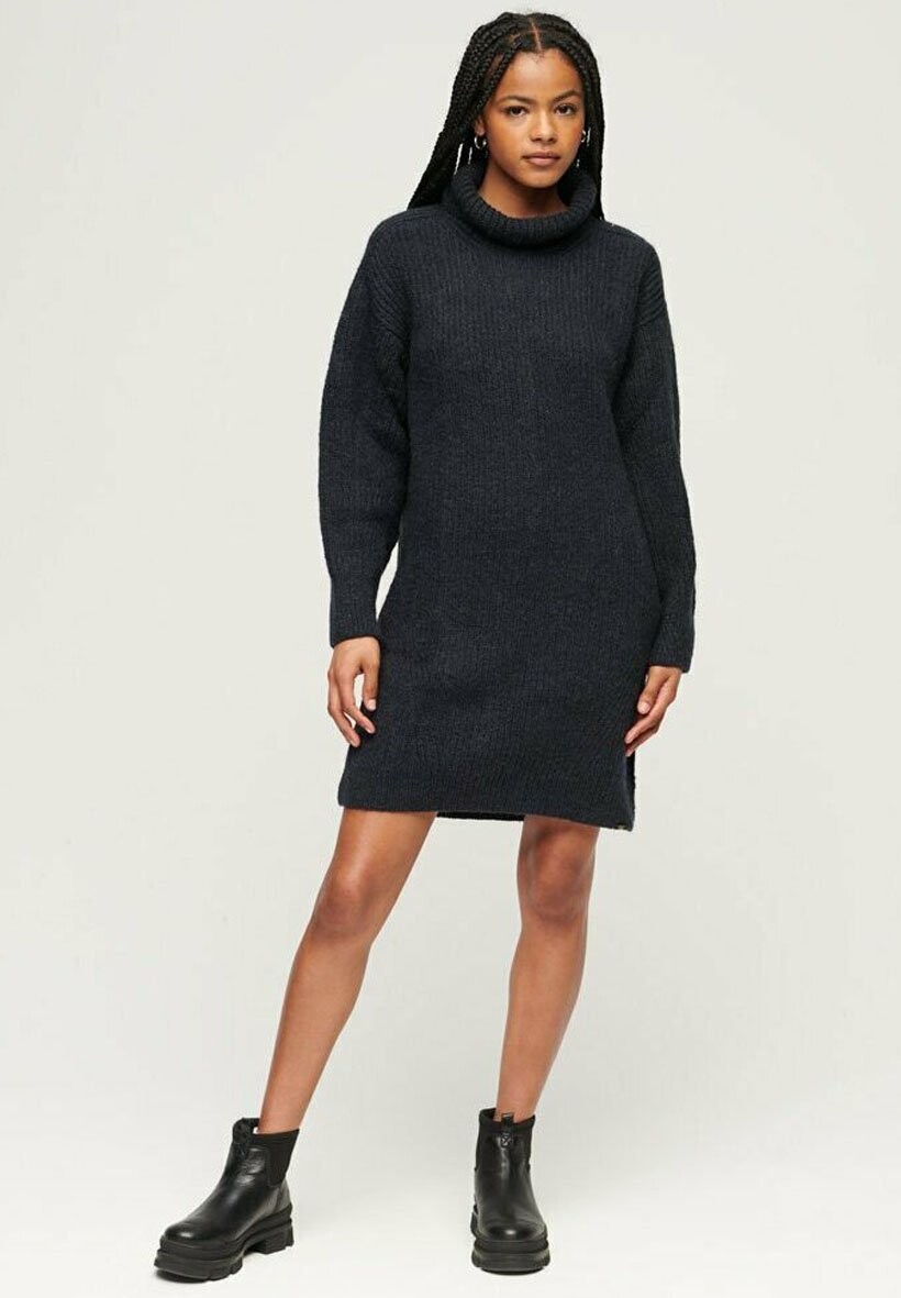 

Платье Point Superdry ROLL NECK, темно-синий
