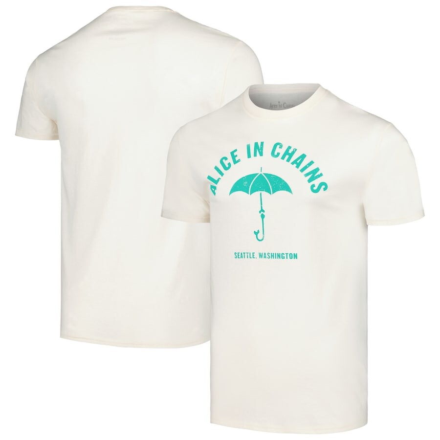 

Футболка с коротким рукавом Manhead Merch Alice In Chains, кремовый, Бежевый