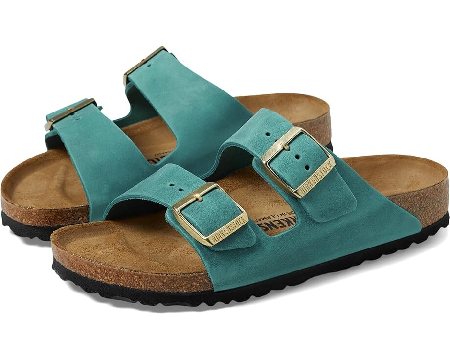 

Сандалии Birkenstock Arizona - Oiled Leather, цвет Biscay Bay