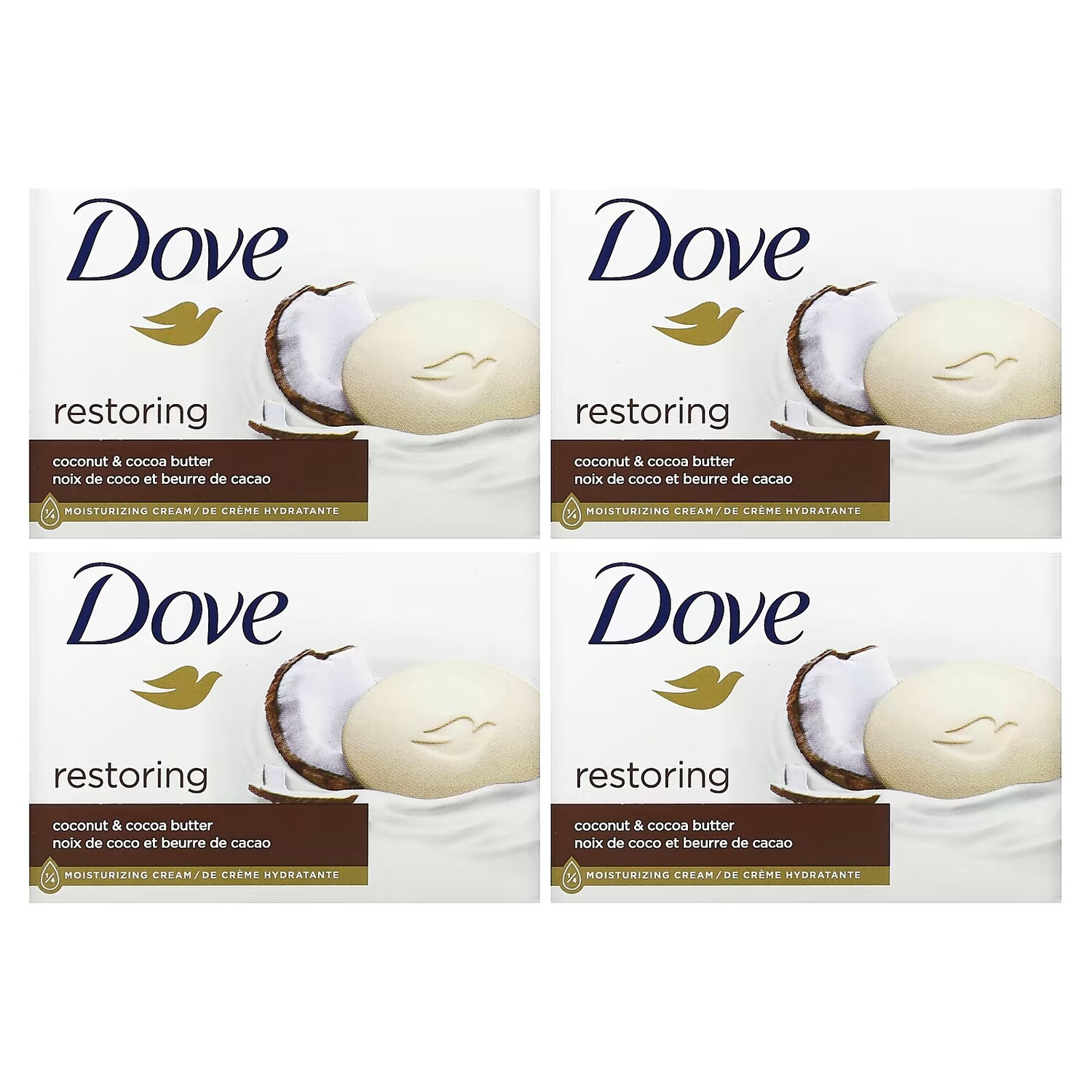 

Мыло Dove Restoring, окосовое масло и масло какао