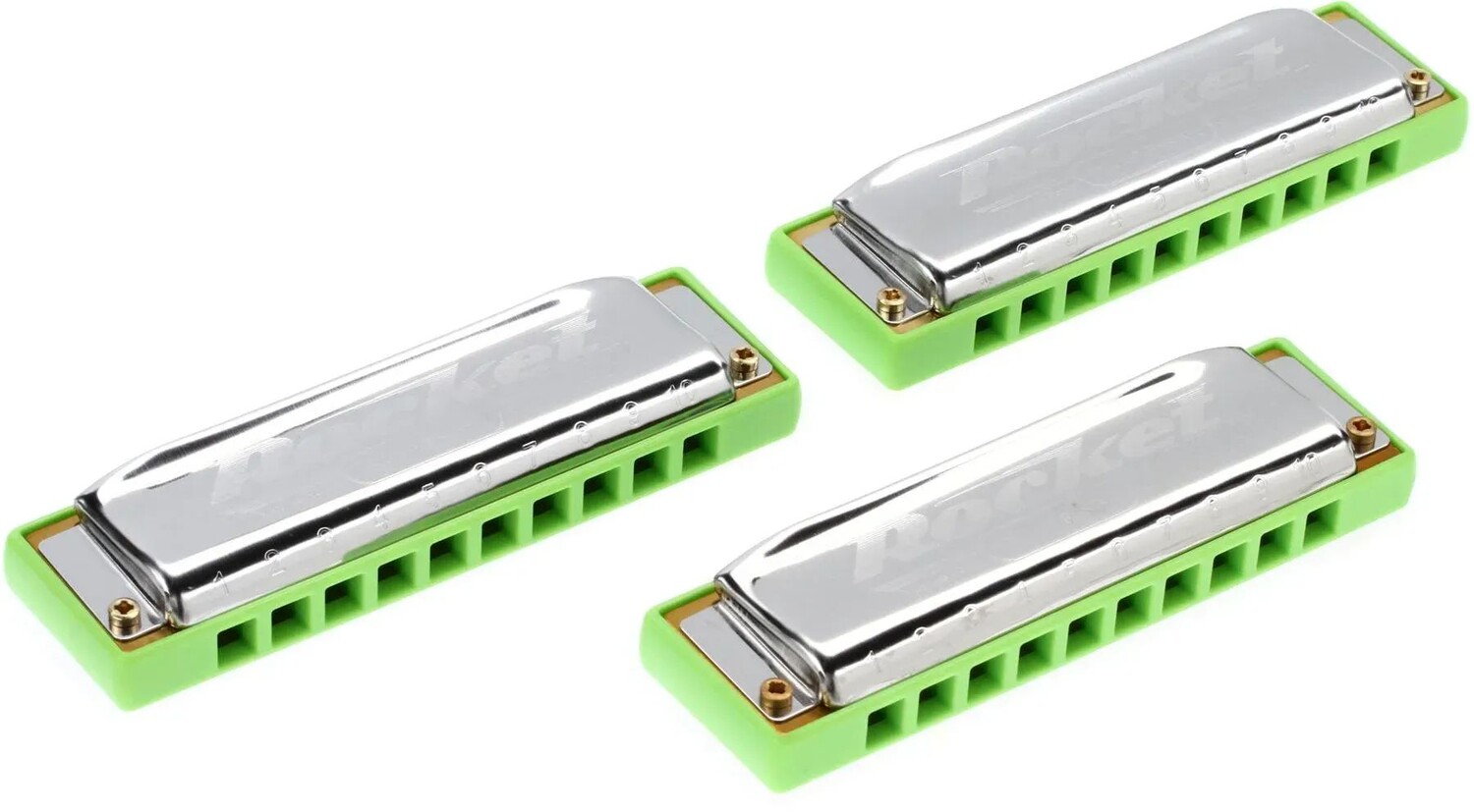 

Hohner Rocket Amp Pro Pack Набор из трех гармоник — клавиши C, G, A