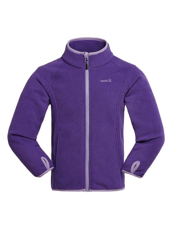Флисовая куртка Kamik Linnea, фиолетовый флисовая куртка strickfleece kamik цвет water leau
