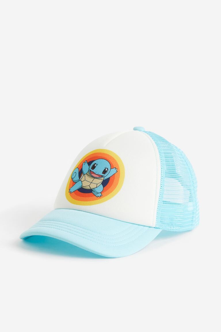 

Кепка H&M x Pokémon Printed, голубой/белый