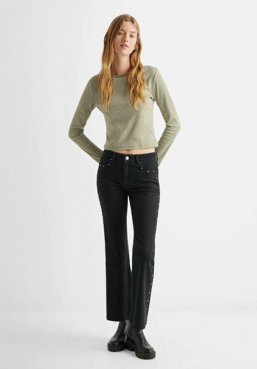 

Джинсы Bootcut Tachas Mango, цвет black denim