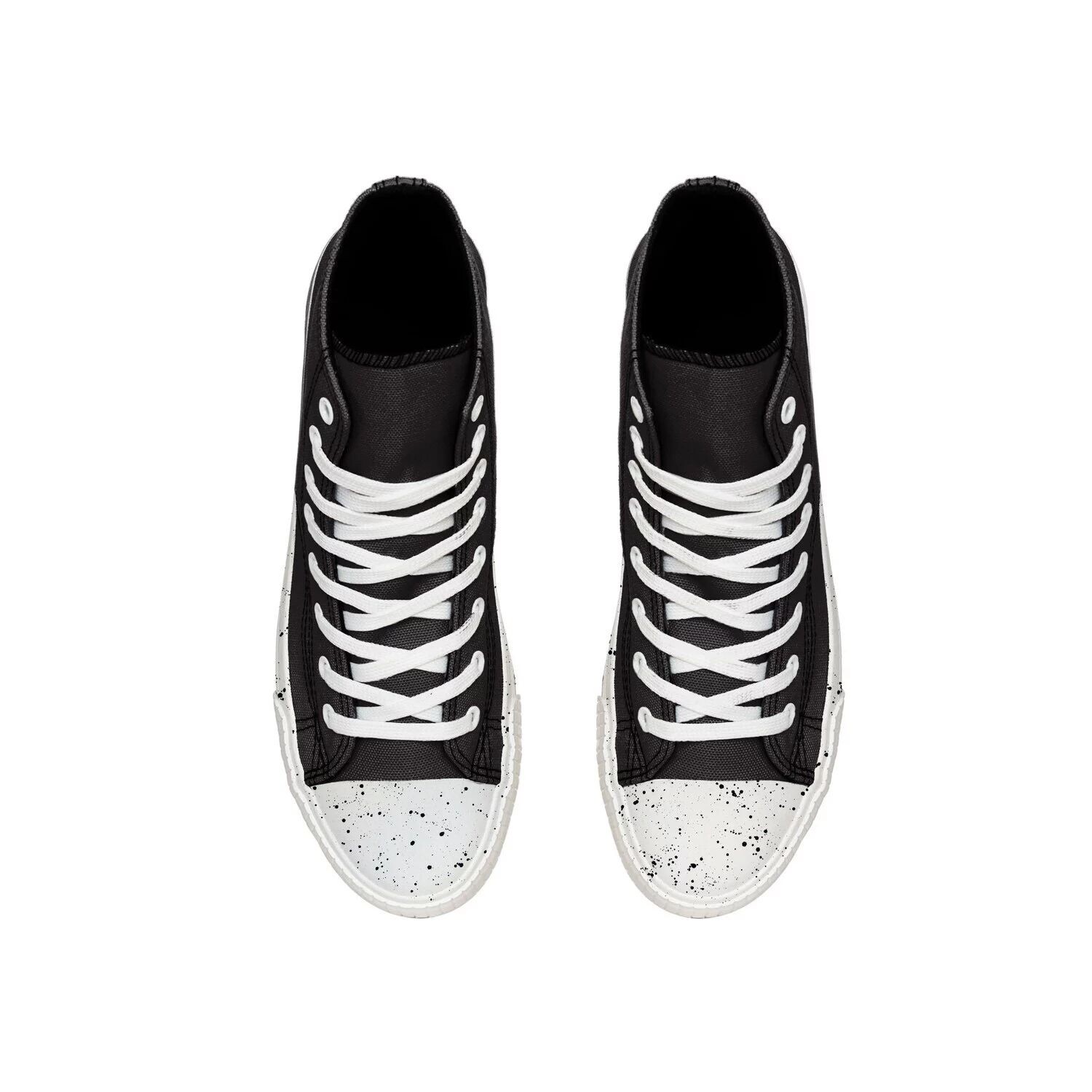 

Мужские высокие кроссовки FOCO Pittsburgh Steelers Paint Splatter
