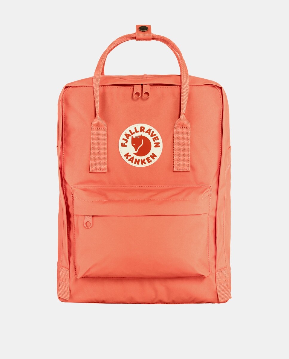 

Рюкзак Kanken кораллового цвета на молнии Fjällräven, коралловый