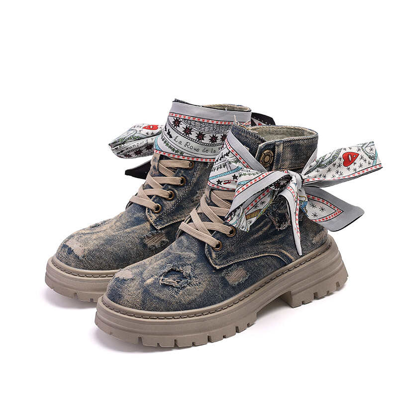 

Ботинки Martin Boot женские Baijiasi, цвет Denim Blue