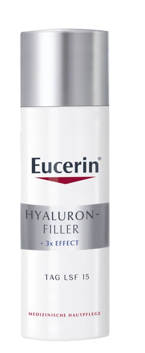 Eucerin Hyaluron Filler SPF15 дневной крем для лица, 50 ml крем для ухода за сухой чувствительной кожей дневной spf15 hyaluron filler eucerin эуцерин 50мл