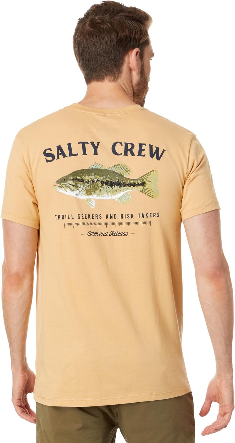 

Футболка с короткими рукавами Bigmouth Salty Crew, цвет Camel