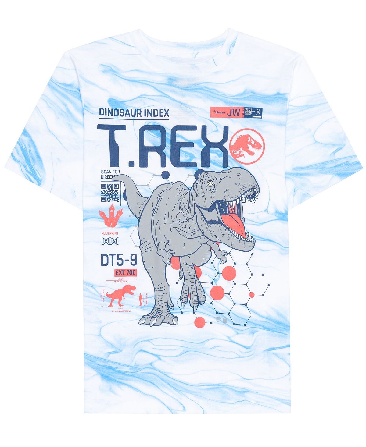 

Футболка с короткими рукавами Hybrid Big Boys Jurassic World Tie Dye Jurassic Park