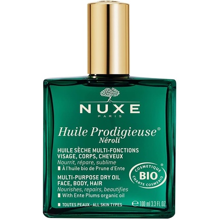Huile Prodigieuse Натуральное сухое масло для лица, тела и волос 100мл, Nuxe