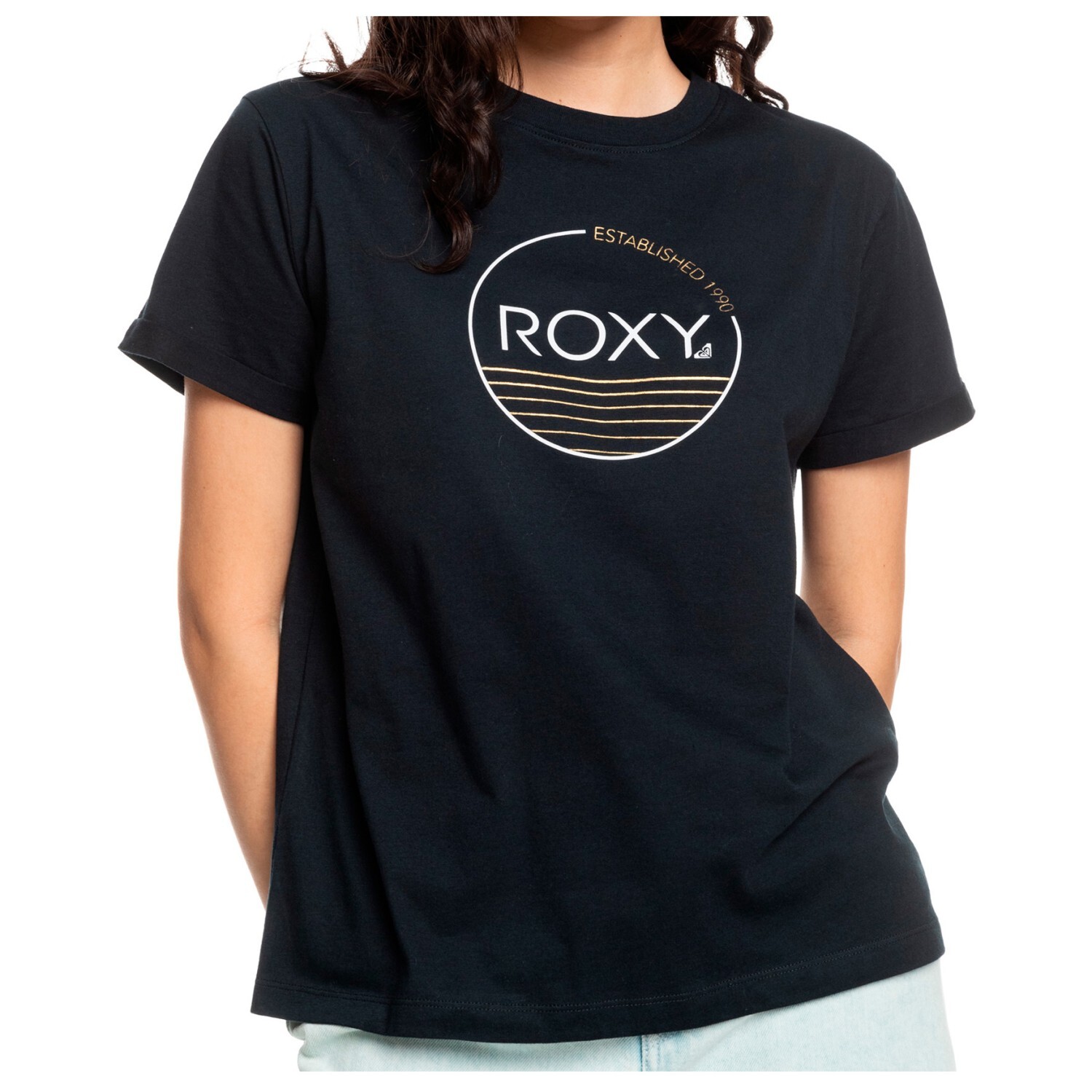 

Футболка Roxy Women's Noon Ocean S/S, цвет Anthracite