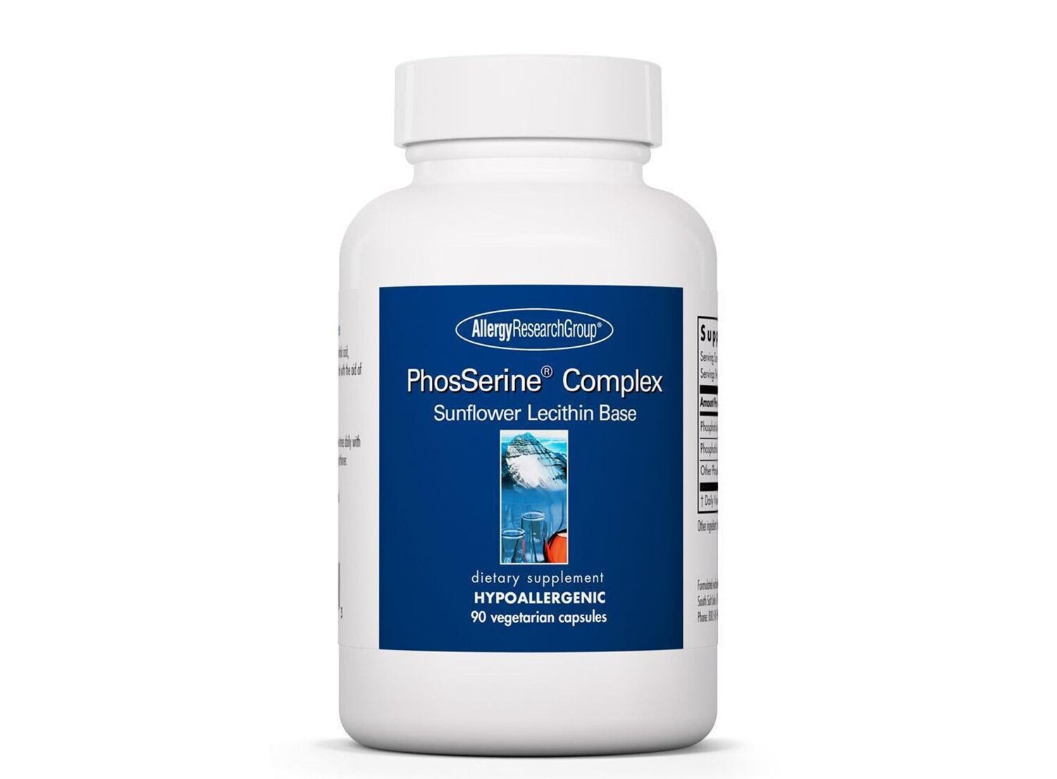 

Allergy Research Group, Комплекс PhosSerine, 90 вегетарианских капсул ARG