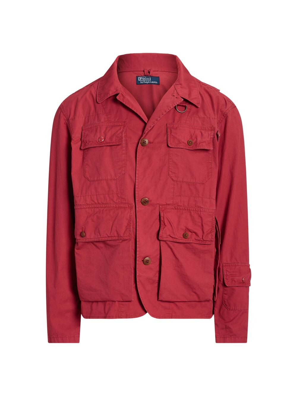 

Хлопковая куртка Paxton Plainweave Polo Ralph Lauren, красный