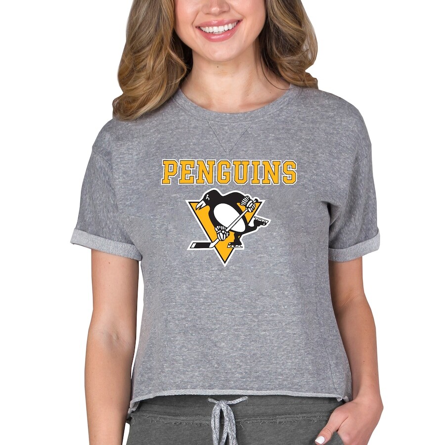 

Футболка с коротким рукавом Concepts Sport Pittsburgh Penguins, серый