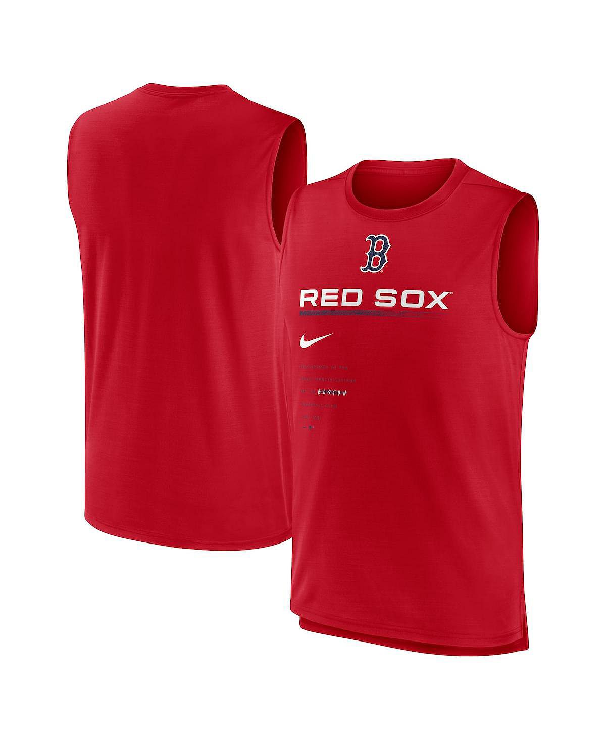 Мужская красная майка Boston Red Sox Exceed Performance Nike носки nike fc barcelona snkr sox размер 34 38