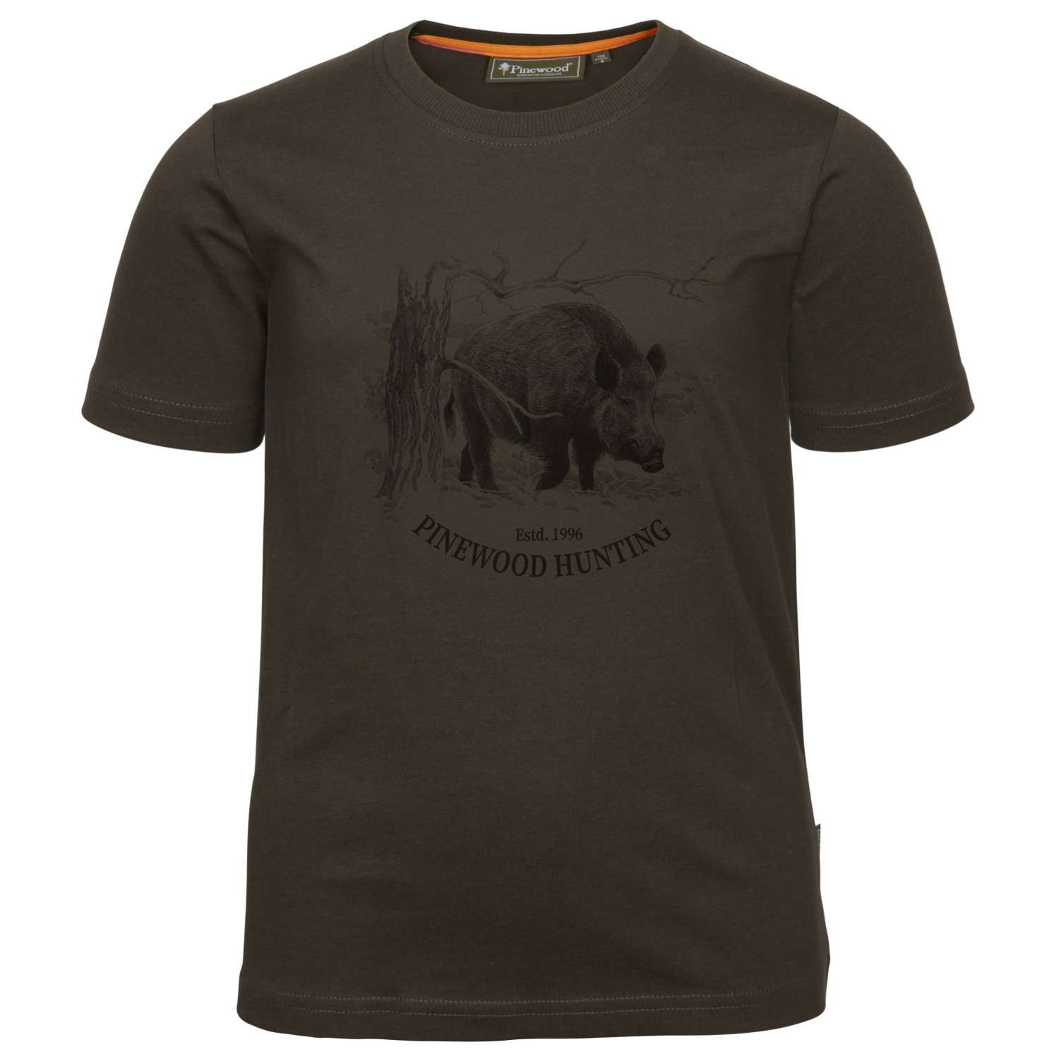 

Футболка Pinewood Kid's Wild Boar, цвет Suede Brown