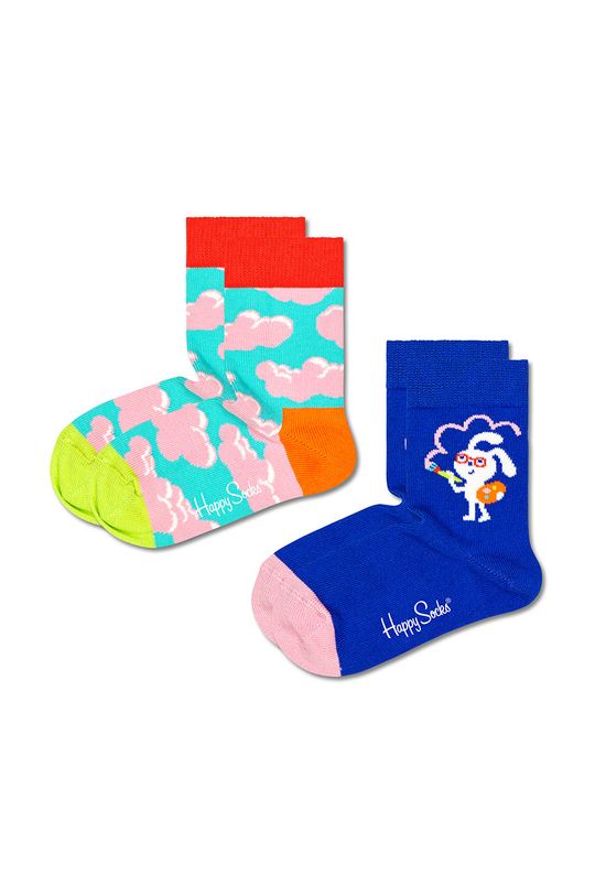 2 пары детских носков Happy Socks, мультиколор happy socks happy socks набор носков happy socks happy 2 пары