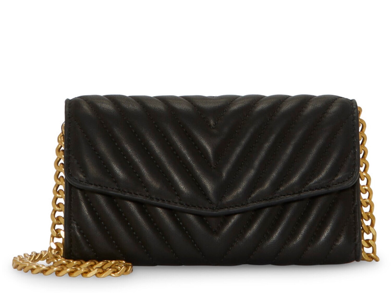 

Кожаный клатч Vince Camuto Theon, черный