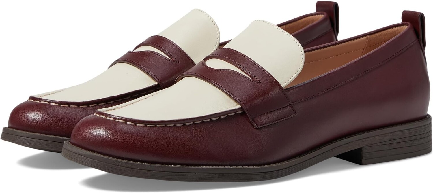 

Лоферы Stassi Penny Loafer Cole Haan, цвет Bloodstone/Ivory Leather