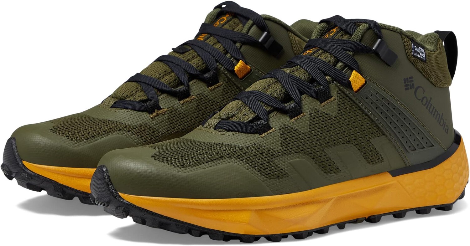 

Походная обувь Facet 75 Mid Outdry Columbia, цвет Nori/Golden Yellow