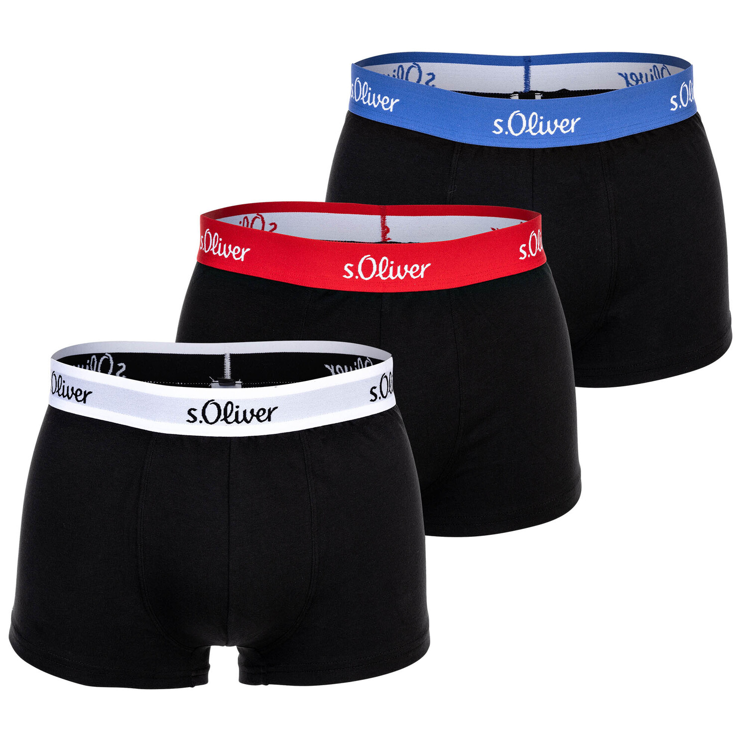 

Боксеры S Oliver Boxershort 3 шт, цвет Schwarz Kontrast