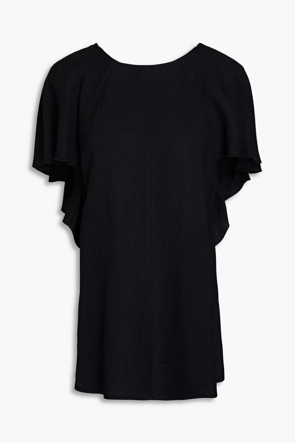 

Креповый топ Victoria Beckham, черный