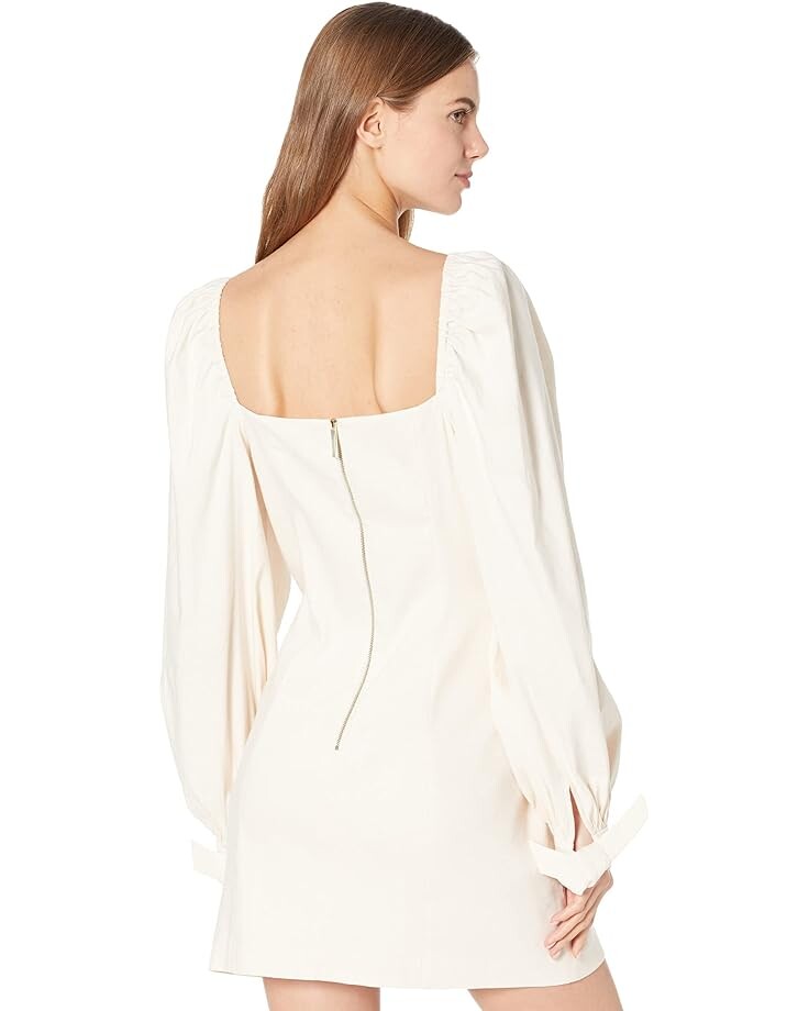 

Платье Ted Baker Britnie Fitted Mini Dress with Blouson Sleeves, нюд
