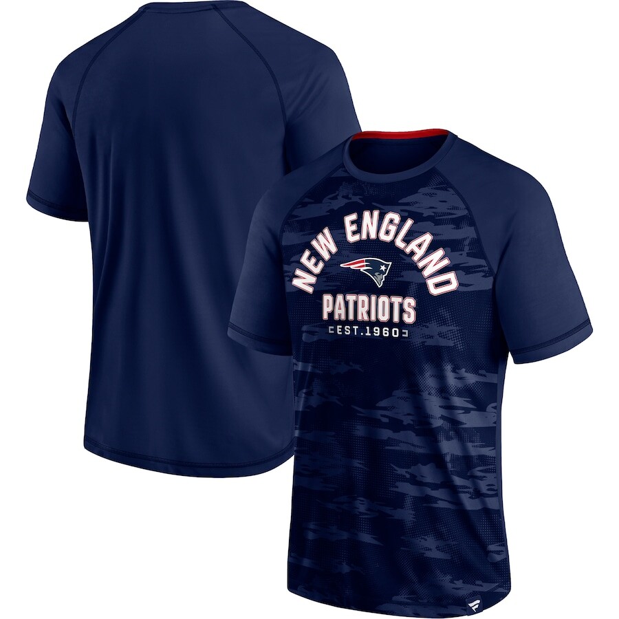 

Футболка с коротким рукавом Fanatics Branded New England Patriots, нави