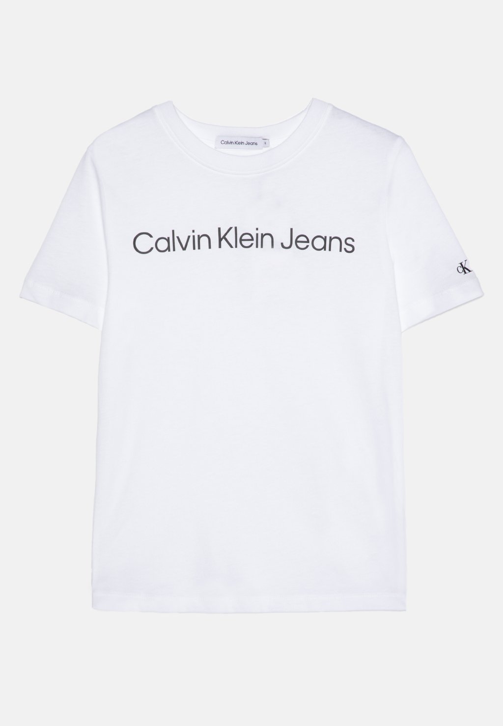 Футболка с принтом LOGO UNISEX Calvin Klein Jeans, цвет white футболка с принтом logo unisex calvin klein jeans цвет white