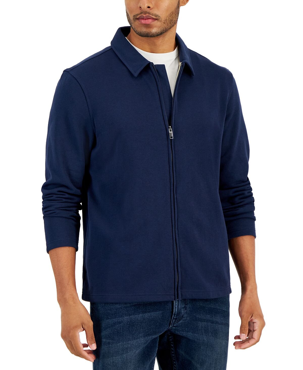 

Куртка Harrington French Terry на молнии спереди Alfani