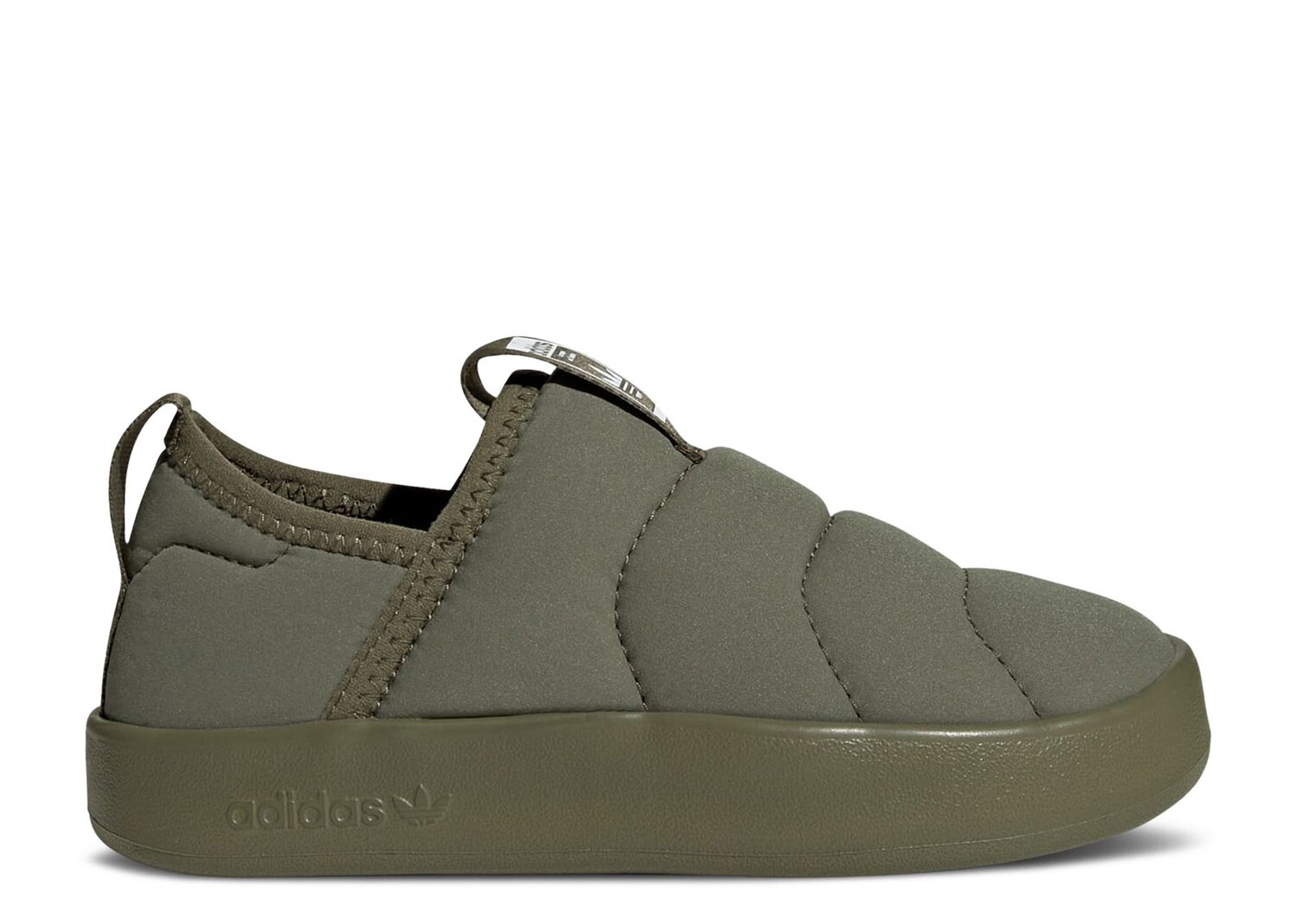 Кроссовки adidas Puffylette 360 J 'Olive Strata', зеленый